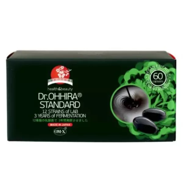 Dr.Ohhira® Standard probiotice fermentate 3 ani cu OM-X®, 60